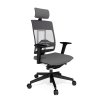 Ergonomická kancelárska stolička otočná XENON NET 111, Profim, sivá pracovná stolička k počítaču