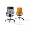 Ergonomická kancelárska stolička XENON NET 101, Profim, otočná, so sieťovým operadlom, bedrová opierka, zozadu