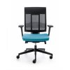 Ergonomická kancelárska stolička XENON NET 101, Profim, otočná, so sieťovým operadlom, bedrová opierka, modrá, spredu