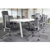 Ergonomická kancelárska stolička XENON NET 100, Profim, otočná, sivé kreslo so sieťovým operadlom,