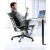 Ergonomická kancelárska stolička XENON NET 100, Profim, otočná, čierne kreslo so sieťovým operadlom, pracovná stolička ku počítaču