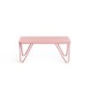 Valentina side table profile pink