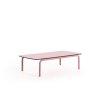 ARP coffee table 120x60 45 pink