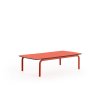 ARP coffee table 120x60 45 red