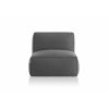 Mareta lounge chair front hexagon grey