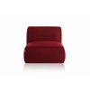 Mareta lounge chair front hexagon red