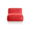 Mareta XL lounge chair front plain red