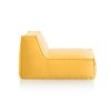 Mareta XL lounge chair profile plain mustard