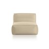 Mareta XL lounge chair front plain sand