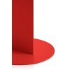 Ploid side table detail red