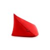 Sail pouf profile plain red