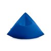 Sail pouf front plain blue