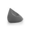 Sail pouf 45 hexagon grey