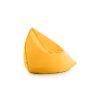 Sail pouf 45 plain mustard