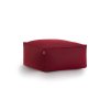 Sail square pouf 45 hexagon red
