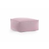 Sail square pouf 45 hexagon pink