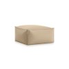 Sail square pouf 45 plain sand