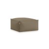 Sail square pouf 45 plain bronze