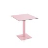 Mona dining table 70x70 pink 45