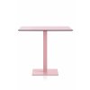 Mona dining table 90x90 pink front