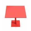 Mona dining table 90x90 red top