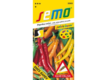 2565 semo zelenina paprika rocni smes barev chili