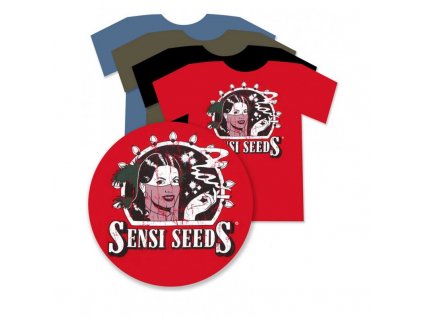 Triko SENSI SEEDS s opraným logem, modré universal, S