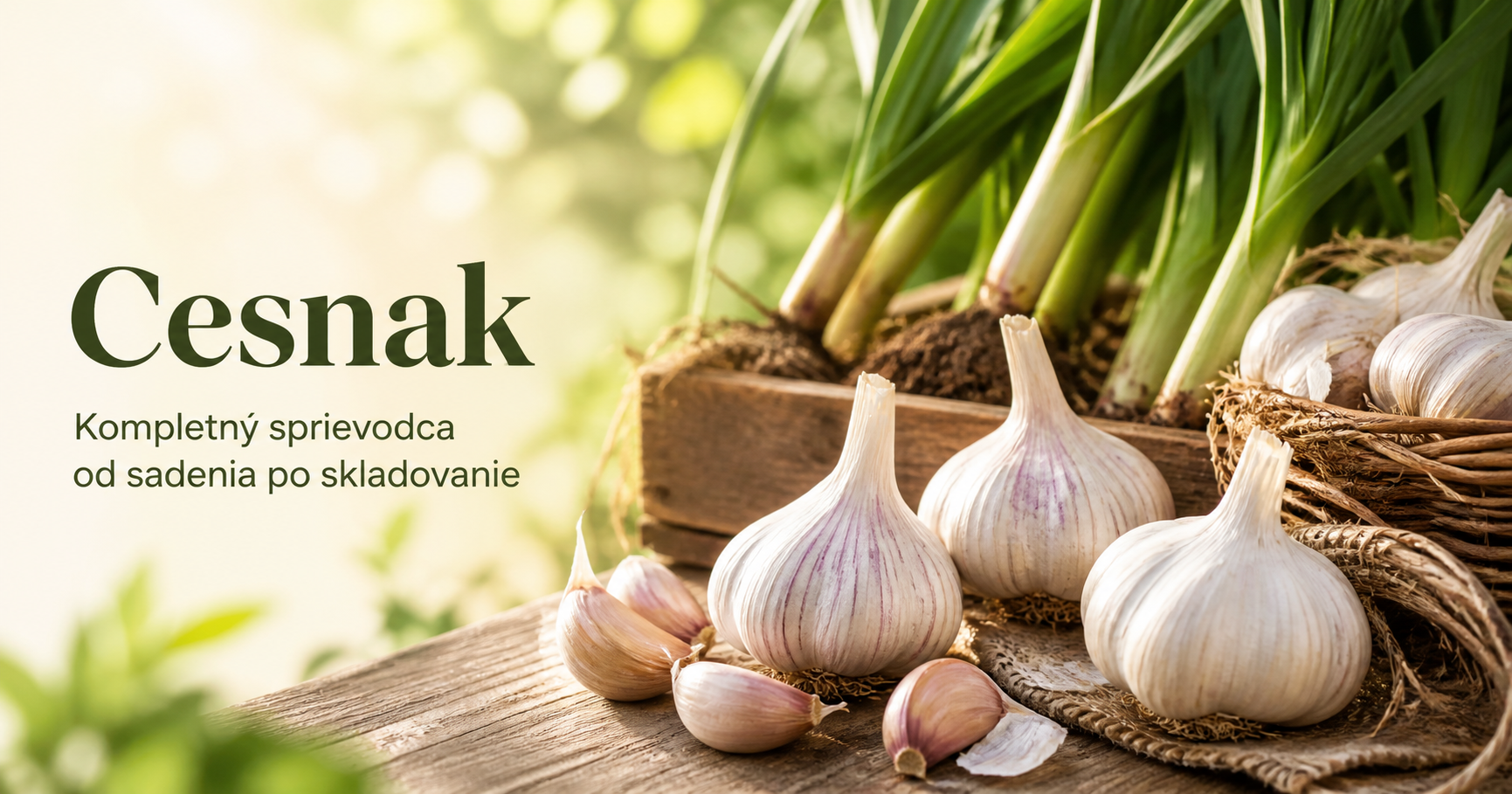 Cesnak kompletný sprievodca od sadby po skladovanie