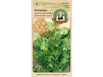 koriander american long standing predna strana