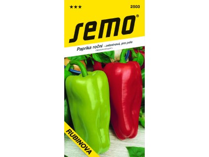paprika sladka rubinova semo