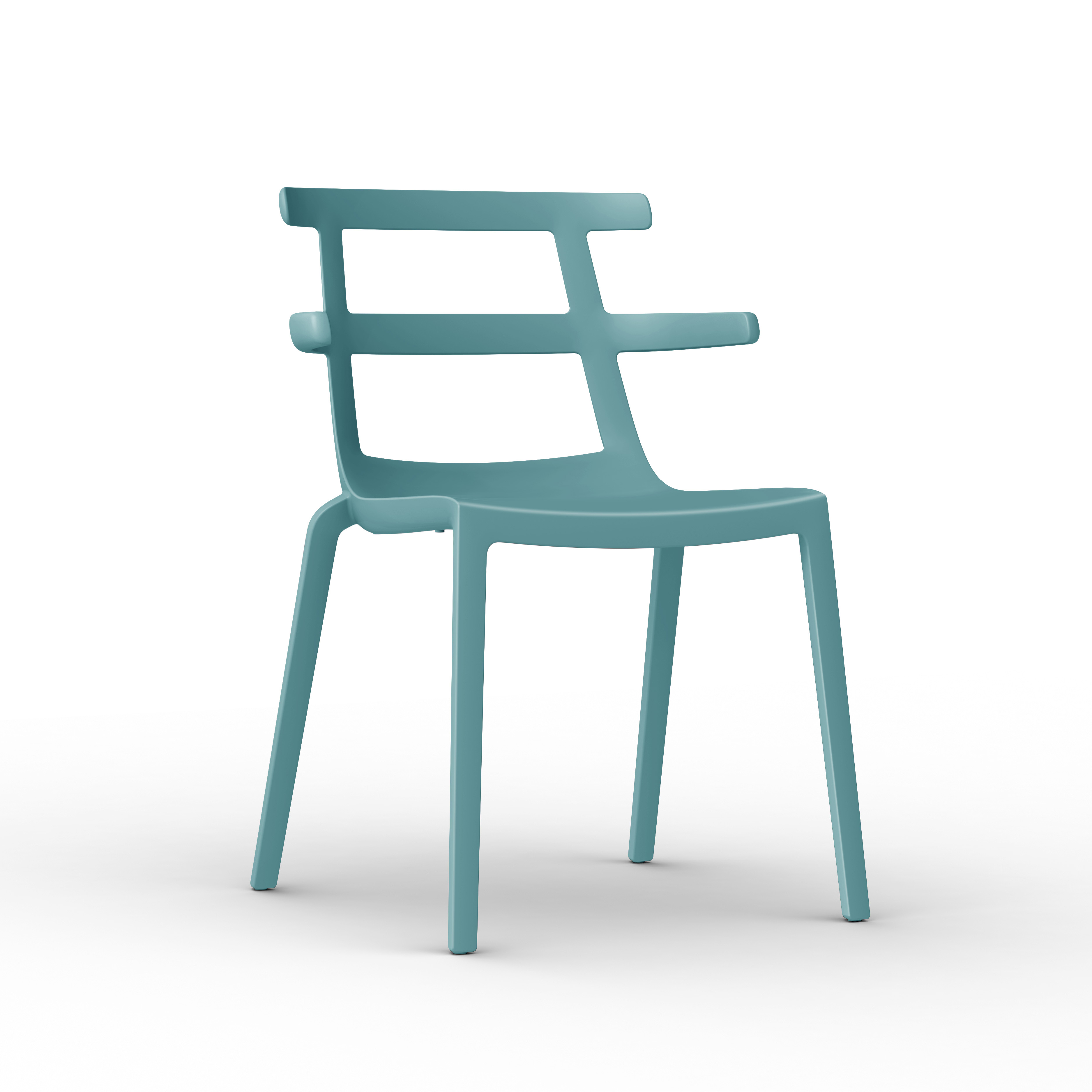 Plastová stolička TOKYO Farba: Turquoise