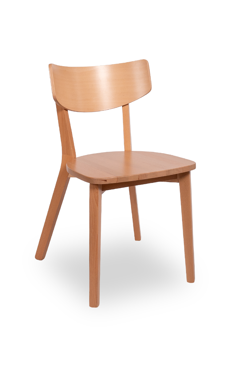 Drevená stolička ZEN WOOD Verzia: drevený sedák