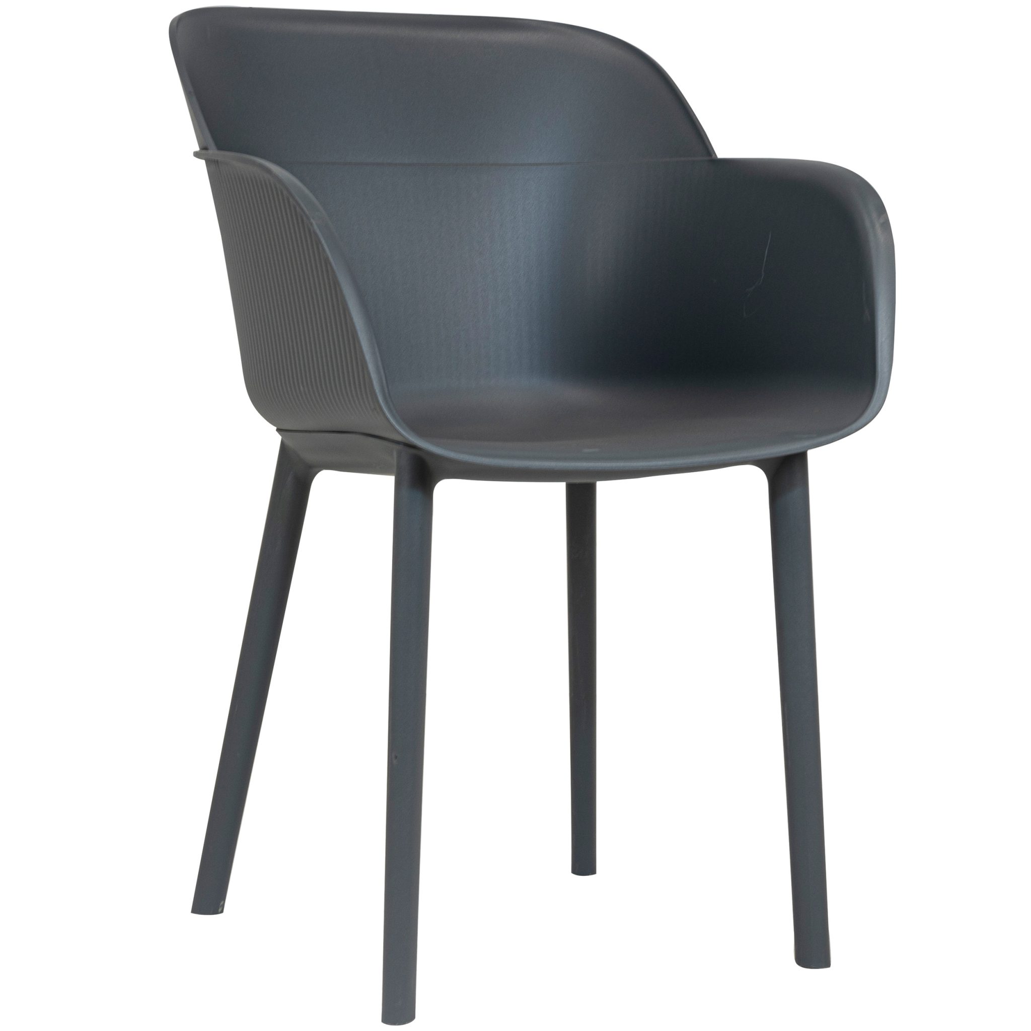 Plastové kreslo SHELL Farba: ANTRACITE