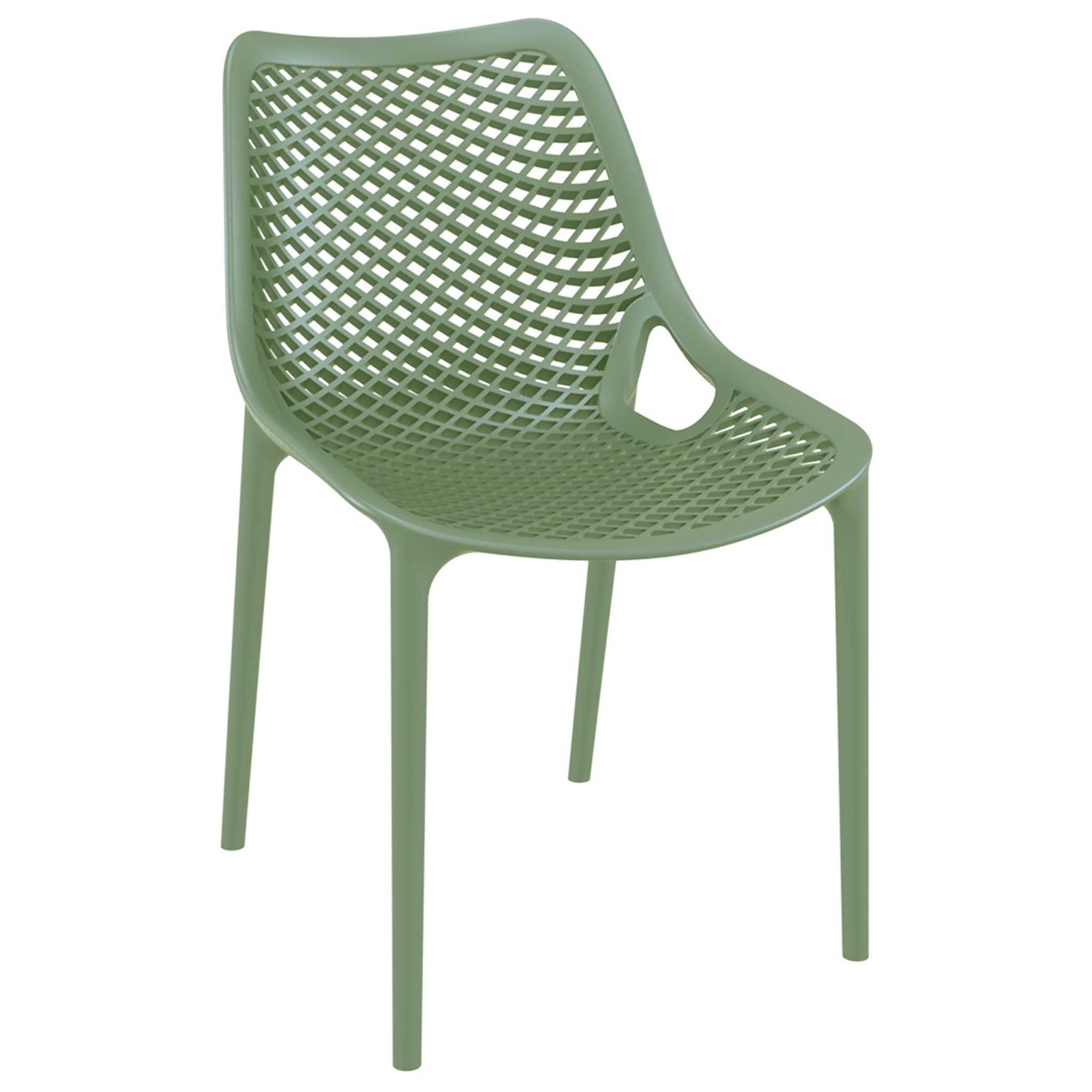 Plastová stolička AIR Farba: OLIVE GREEN
