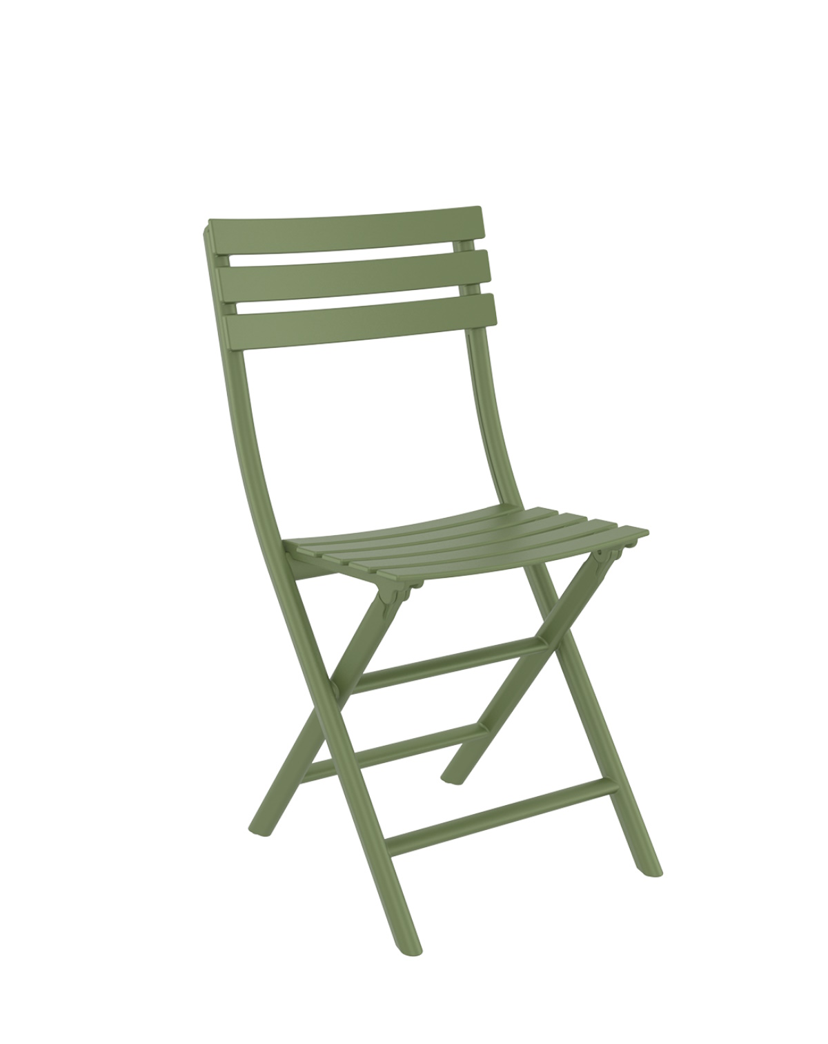 Plastová skladacia stolička HELEN Farba: OLIVE GREEN