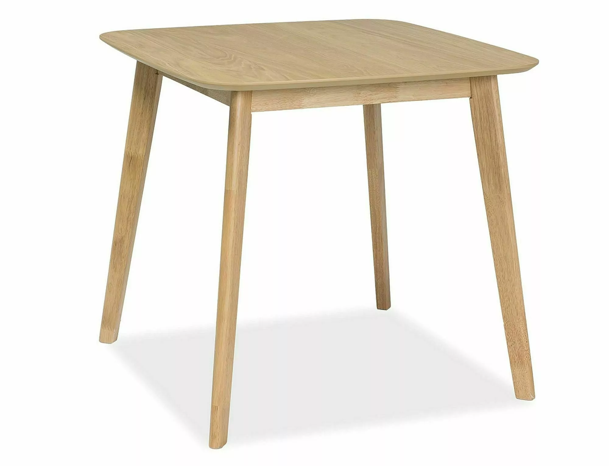 Jedálenský stôl MOSSO 80x80 Nohy/Stolová doska: Dub/Dub