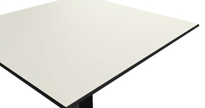 Kompaktná HPL stolová doska Classic White Rozmery: 120x69
