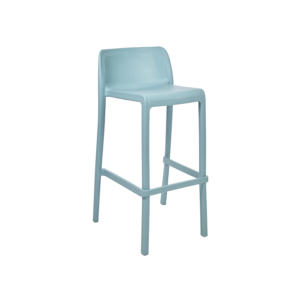 Plastová barová stolička ATTIC Farba: Aquamarine