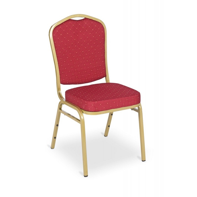 Banketová stolička Charlotte Čalúnenie/rám: RED/GOLD