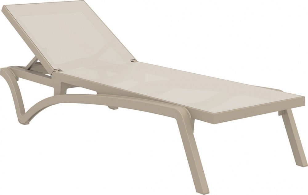 Plastové lehátko MAUI Farba: Taupe