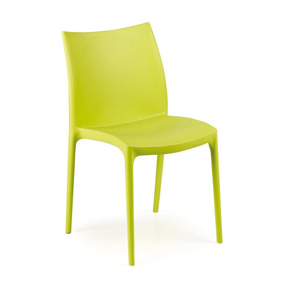 Plastová stolička LUNA Farba: Lime