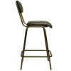 Čalúnená barová stolička JENSON - nízka