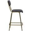 Čalúnená barová stolička JENSON - nízka