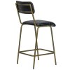 Čalúnená barová stolička JENSON - nízka