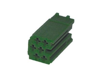 Konektor-MINI-ISO-bez-pin-zeleny-obrazok-1