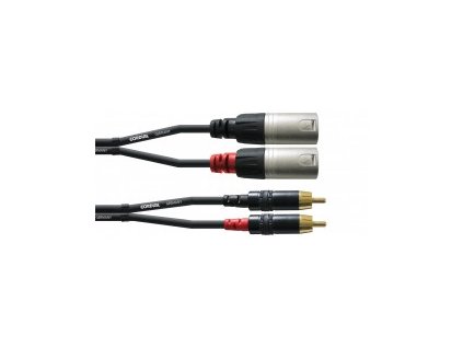 CFU3MC-kabel-3-m-konektory-XLR-male-Cinch-obrazok-1