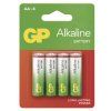 Alkalická batéria GP Alkaline LR6 (AA), 4 ks