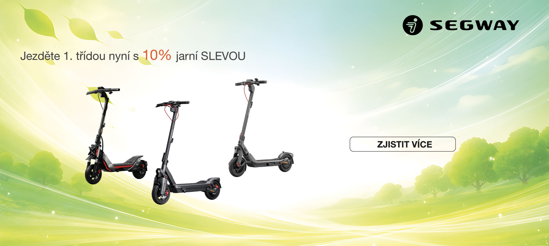 Jaro se segwayem 10%