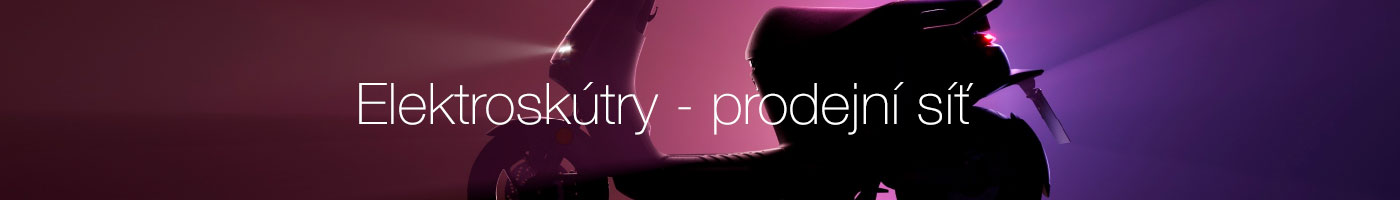 Elektroskútry - prodejní síť