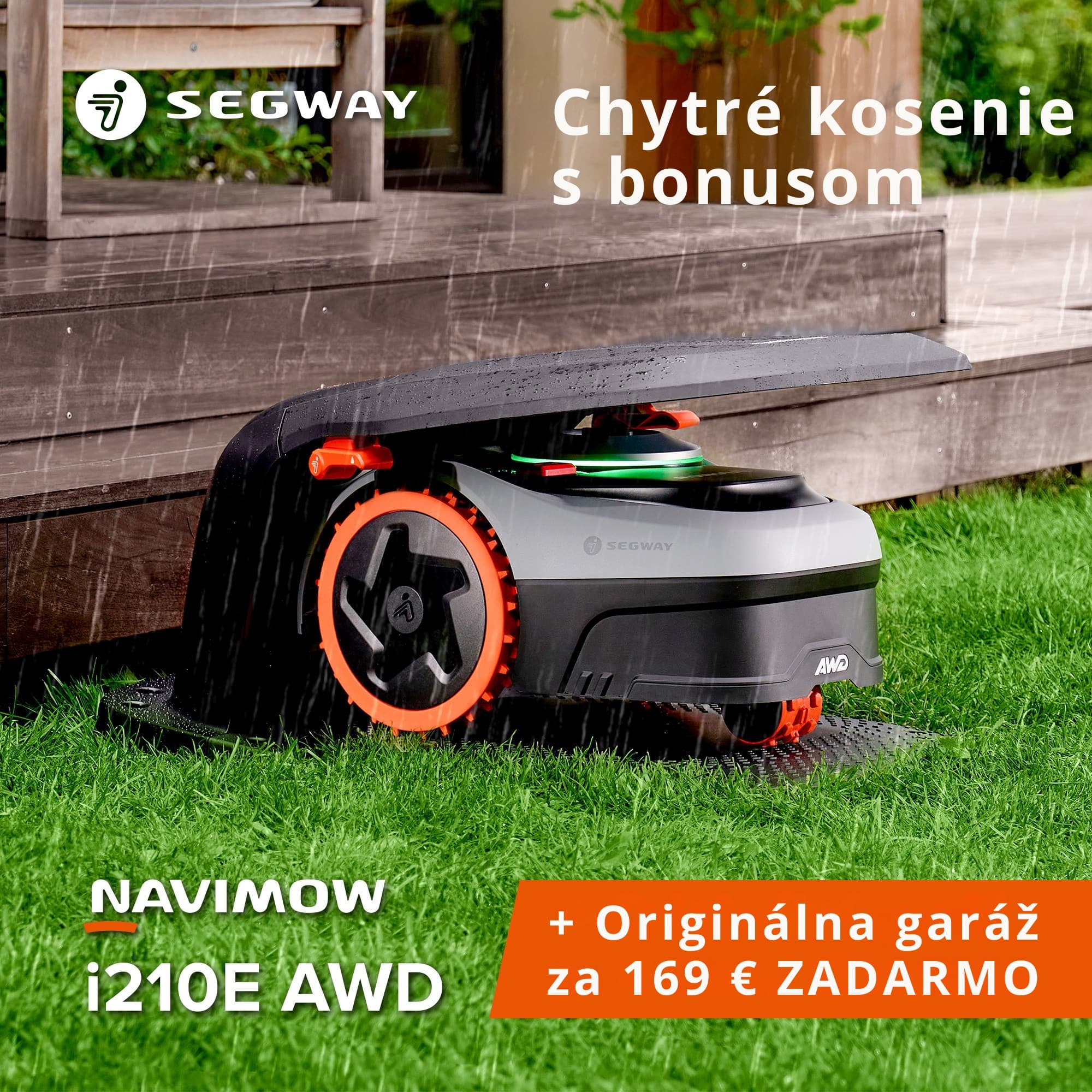 Navimow i210E AWD + Garáž zadarmo